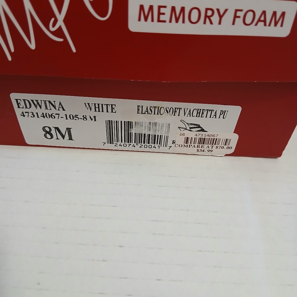 Impo Women's White Strappy Sandals Size 8M New $25 - Picture 3 of 8